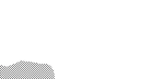 Halftone wave background. Curved gradient texture or pattern. Vertical gradie Stock Illustration
