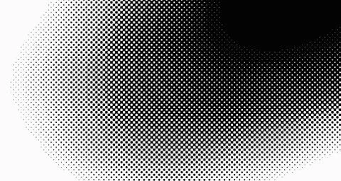 Halftone wave background. Curved gradient texture or pattern. Vertical gradie Illustrazione stock