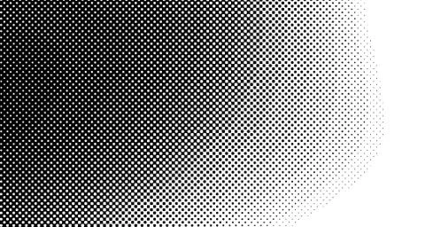 Halftone wave background. Curved gradient texture or pattern. Vertical gradie Illustrazione stock