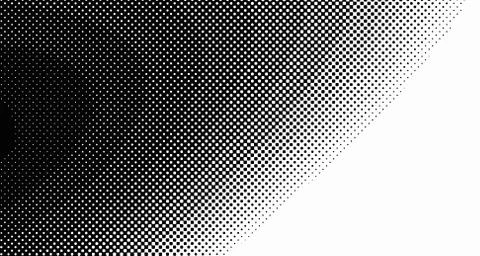 Halftone wave background. Curved gradient texture or pattern. Vertical gradie Stock Illustration