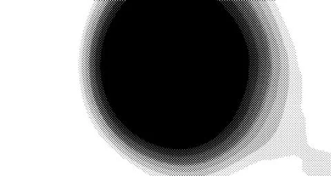 Halftone wave background. Curved gradient texture or pattern. Vertical gradie 스톡 일러스트