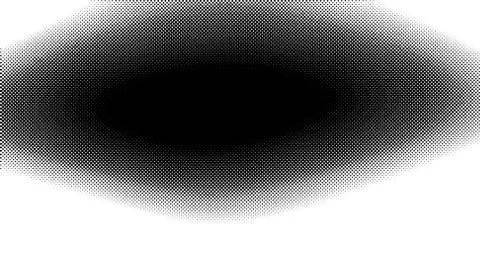 Halftone wave background. Curved gradient texture or pattern. Vertical gradie Stock Illustration