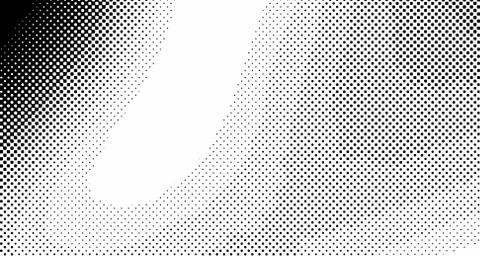 Halftone wave background. Curved gradient texture or pattern. Vertical gradie 스톡 일러스트