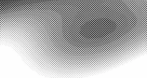 Halftone wave background. Curved gradient texture or pattern. Vertical gradie 스톡 일러스트