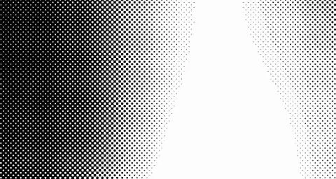 Halftone wave background. Curved gradient texture or pattern. Vertical gradie イラスト素材