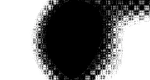 Halftone wave background. Curved gradient texture or pattern. Vertical gradie Stock Illustration