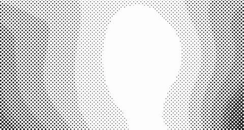 Halftone wave background. Curved gradient texture or pattern. Vertical gradie Stock Illustration