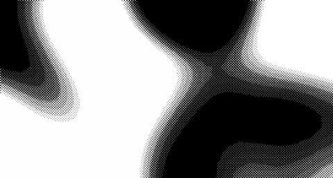 Halftone wave background. Curved gradient texture or pattern. Vertical gradie Illustrazione stock