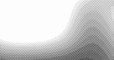 Halftone wave background. Curved gradient texture or pattern. Vertical gradie イラスト素材