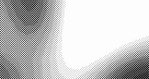 Halftone wave background. Curved gradient texture or pattern. Vertical gradie Stockillustratie