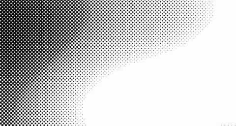Halftone wave background. Curved gradient texture or pattern. Vertical gradie イラスト素材