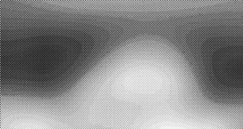 Halftone wave background. Curved gradient texture or pattern. Vertical gradie Stock Illustration