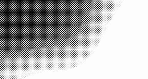 Halftone wave background. Curved gradient texture or pattern. Vertical gradie 스톡 일러스트