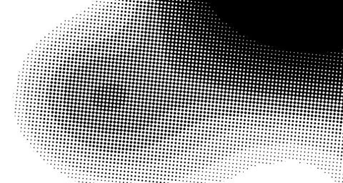 Halftone wave background. Curved gradient texture or pattern. Vertical gradie Illustrazione stock