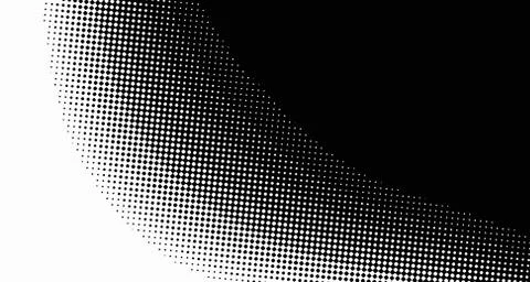 Halftone wave background. Curved gradient texture or pattern. Vertical gradie Illustrazione stock