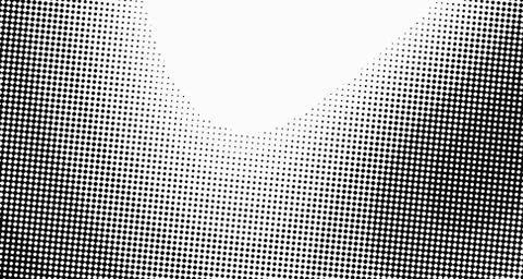 Halftone wave background. Curved gradient texture or pattern. Vertical gradie Illustrazione stock