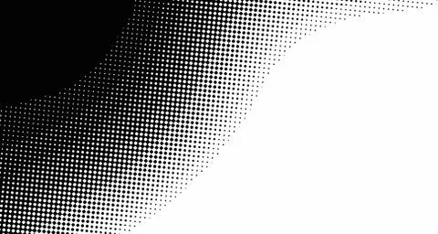 Halftone wave background. Curved gradient texture or pattern. Vertical gradie イラスト素材