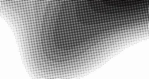 Halftone wave background. Curved gradient texture or pattern. Vertical gradie Stock Illustration