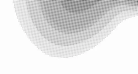 Halftone wave background. Curved gradient texture or pattern. Vertical gradie Stock Illustration