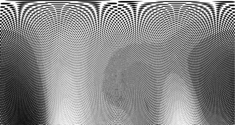 Halftone wave background. Curved gradient texture or pattern. Vertical gradie イラスト素材