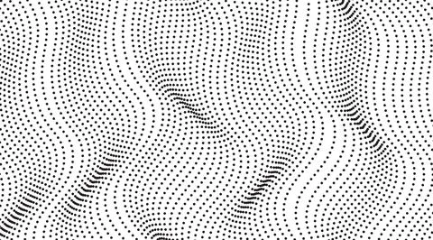 Halftone wave dotted background イラスト素材
