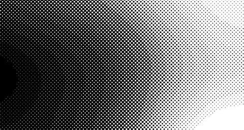 Halftone wave psychedelic background. Curved gradient texture or pattern. Ver Stock Illustration