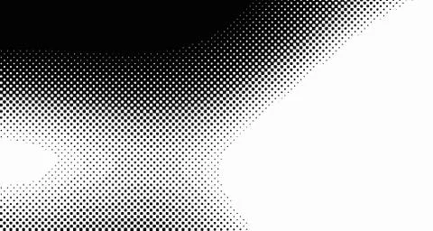 Halftone wave psychedelic background. Curved gradient texture or pattern. Ver Stock Illustration