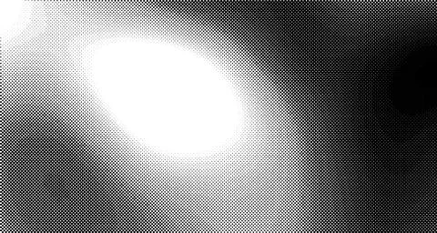 Halftone wave psychedelic background. Curved gradient texture or pattern. Ver Illustrazione stock