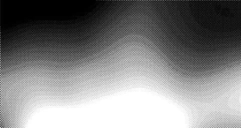 Halftone wave psychedelic background. Curved gradient texture or pattern. Ver Illustrazione stock