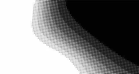 Halftone wave psychedelic background. Curved gradient texture or pattern. Ver イラスト素材
