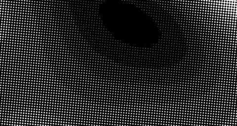 Halftone wave psychedelic background. Curved gradient texture or pattern. Ver Stock Illustration