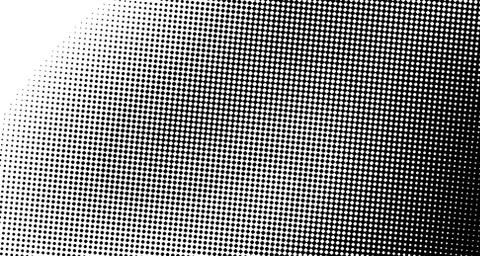 Halftone wave psychedelic background. Curved gradient texture or pattern. Ver Illustrazione stock