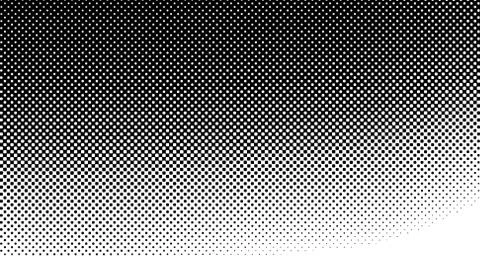 Halftone wave psychedelic background. Curved gradient texture or pattern. Ver Illustrazione stock