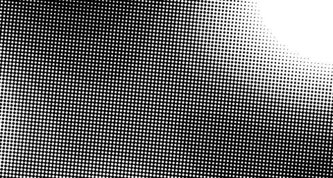 Halftone wave psychedelic background. Curved gradient texture or pattern. Ver Illustrazione stock