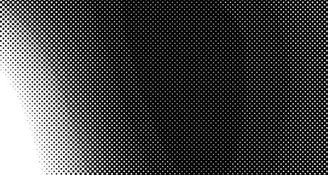Halftone wave psychedelic background. Curved gradient texture or pattern. Ver Illustrazione stock