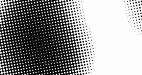 Halftone wave psychedelic background. Curved gradient texture or pattern. Ver Illustrazione stock