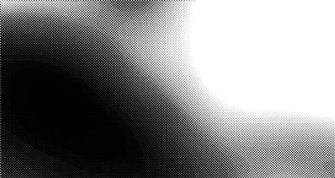 Halftone wave psychedelic background. Curved gradient texture or pattern. Ver Stock Illustration