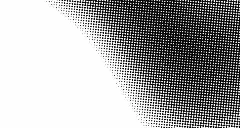 Halftone wave psychedelic background. Curved gradient texture or pattern. Ver Illustrazione stock