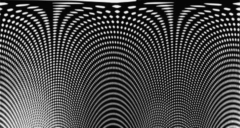 Halftone wave psychedelic background. Curved gradient texture or pattern. Ver 스톡 일러스트