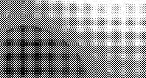 Halftone wave psychedelic background. Curved gradient texture or pattern. Ver Stock Illustration