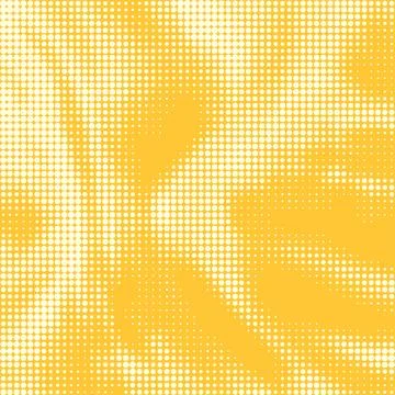 Halftone wavy pattern. Vector digital background Ilustração Stock