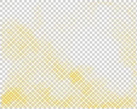 Halftone Yellow Dots Pattern Background Illustrazione stock