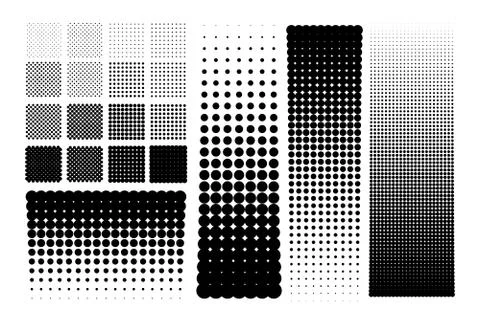 Halftones dots Stock Illustration
