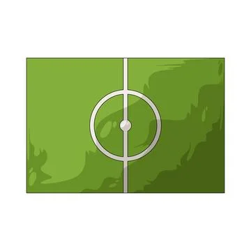 Halfway line illustration Stock Illustration