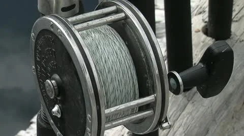 Halibut reels Stock Footage 14525205