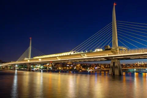 Halic metro bridge Stock Photos
