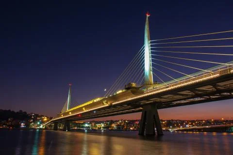 Halic metro bridge Stock Photos