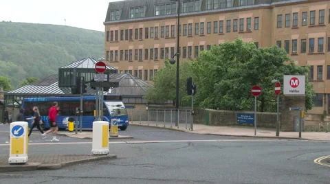 Halifax Bus Station Video stock 63534331