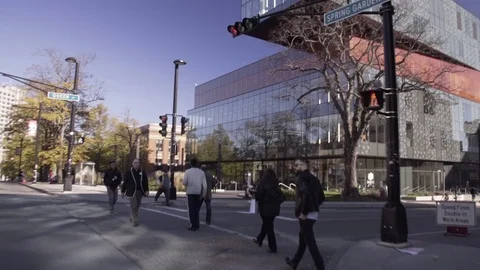 Halifax Central Library, Halifax Nova Scotia, Library, November 27 2015, Stock Footage 71346064