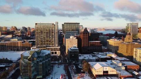 Halifax, Nova Scotia- Downtown Waterfront Stock Footage 167532053